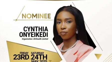 Cynthia Onyeikedi Nominated for the Prestigious Agenda Award