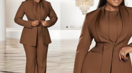 Plus Size Power Suit for Women
